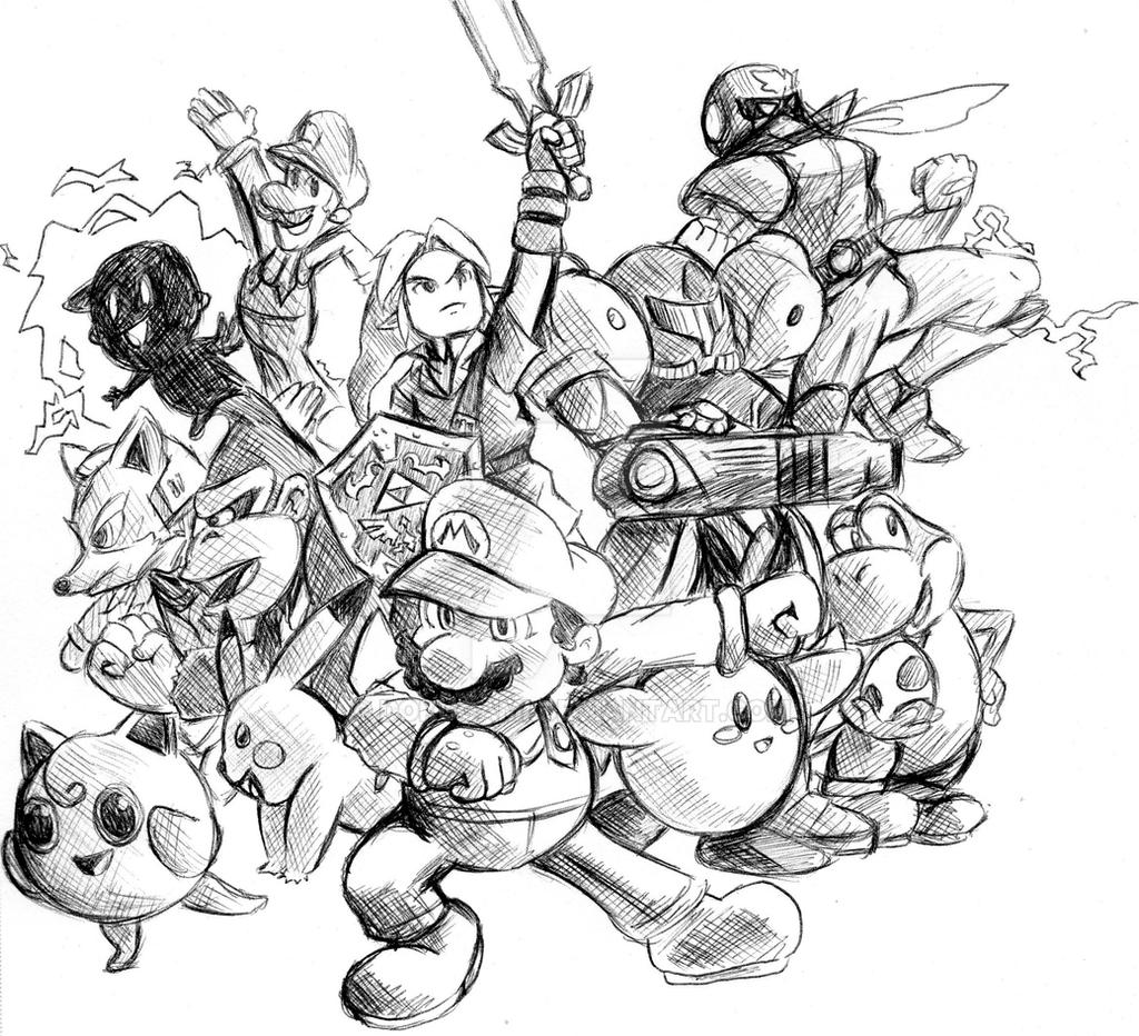 The Original Twelve Smash Brothers