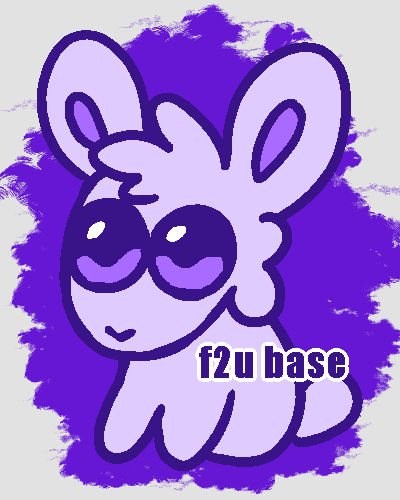 tbh creature inspired bunny creature base f2u by PayToUseBases on ...