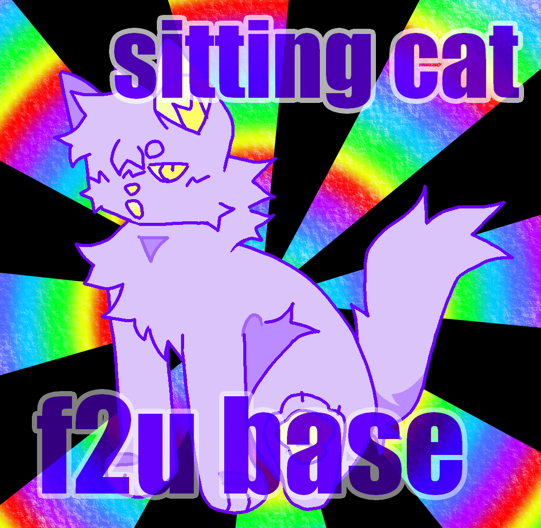 Sitting Cat Pixel Base F2U By PayToUseBases On DeviantArt sitting-cat-pixel-base-f2u-by-paytousebases-on-deviantart