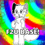 standing feline cat F2U BASE