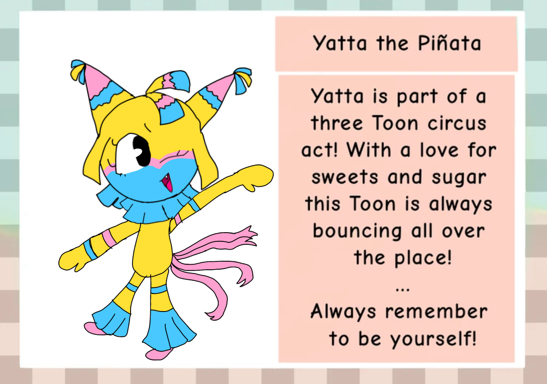Fanmade Yatta info card! by xXlooeyfanXx on DeviantArt