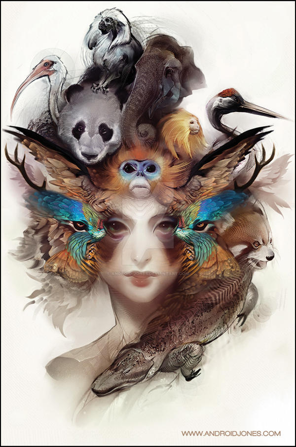 Wildlife by Android-Jones Wildlife by Android-Jones
