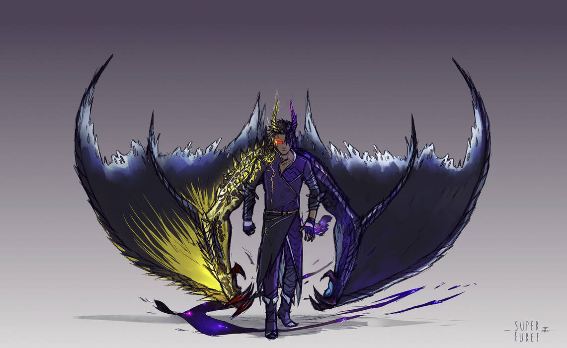 Chaotic Gore Magala Gijinka by SuperFuret on DeviantArt