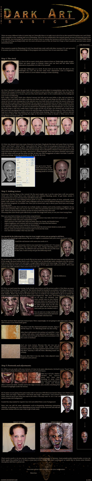 Dark Art basics - Tutorial by Dvemor