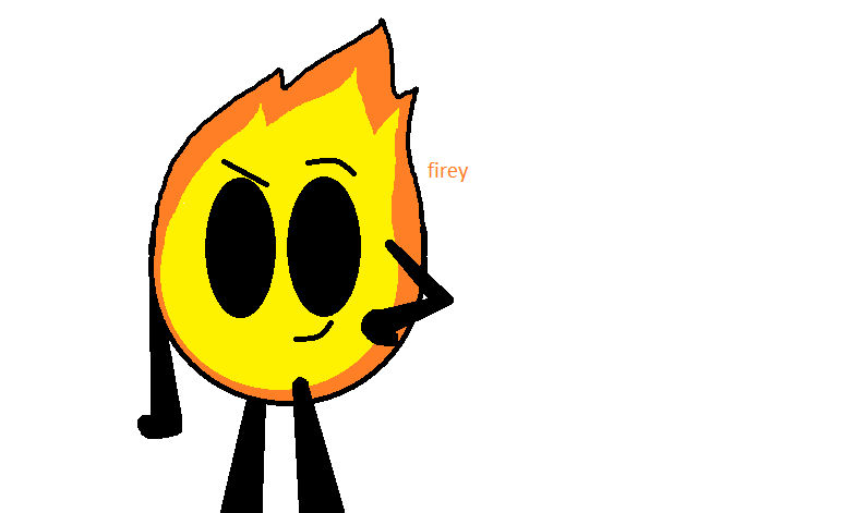 Firey Note Firey Fanart Bfb by LucianoCastella2011 on DeviantArt