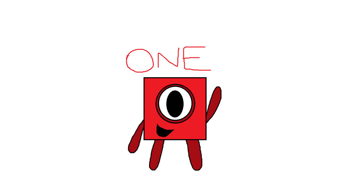 1numberblock One From Numberblocks by LucianoCastella2011 on DeviantArt