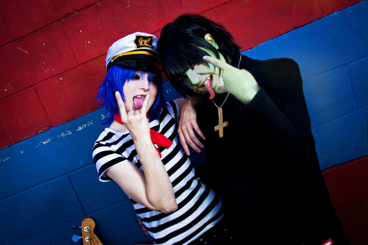 noodle plastic beach dress Gorillaz Noodle Cosplay Costume