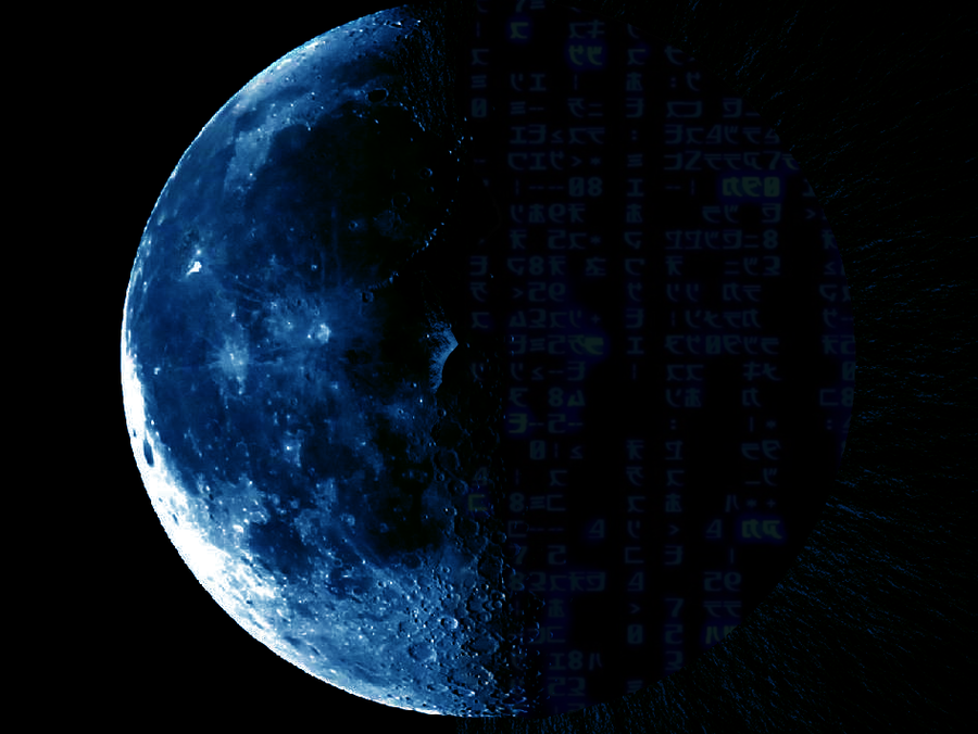 Binary moon by kabilach on DeviantArt