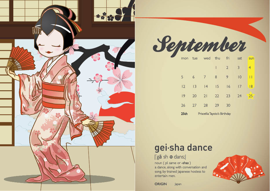 Calendar 2011 (Dances) - September