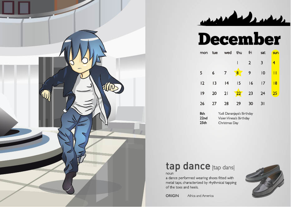 Calendar 2011 (Dances) - December