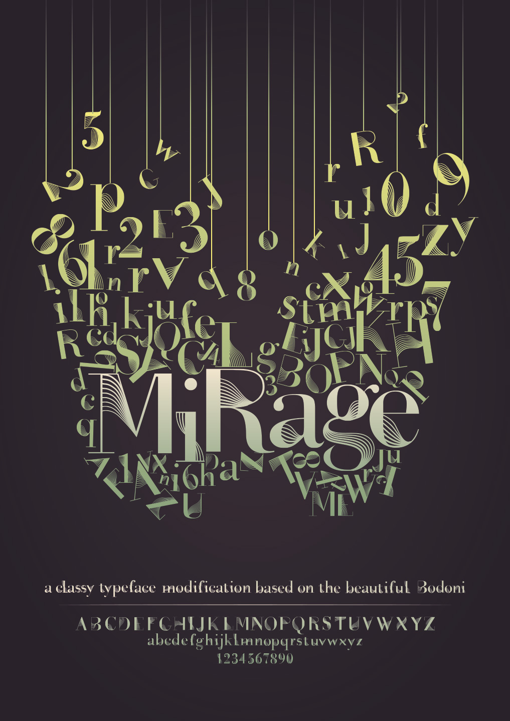 Mirage - Type Poster