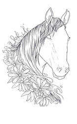 Horse Lineart. (owned)