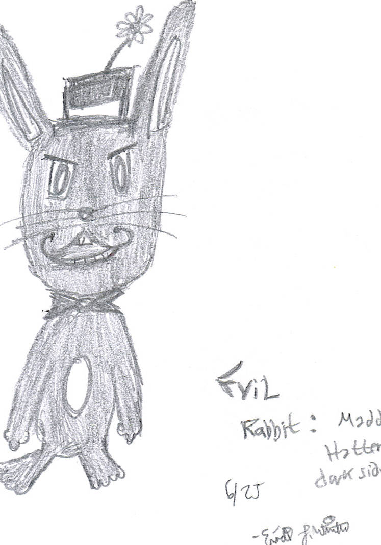 Evil Rabbit by shiftythelostmuse on DeviantArt