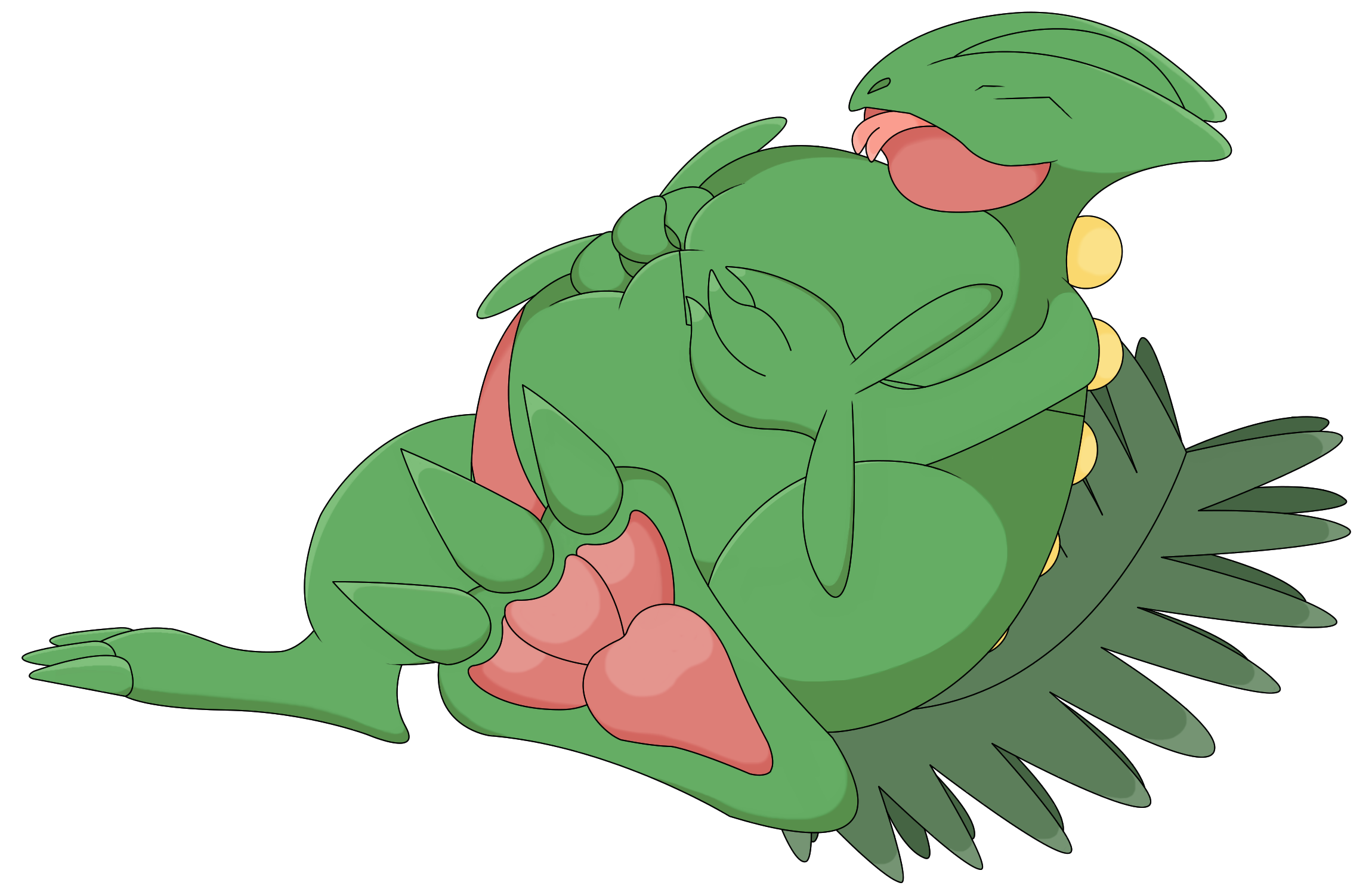 Sceptile Big belly