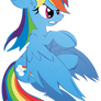 Rainbow Dash ready to fight