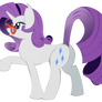 Rarity looking busy