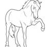 Trick horse lineart