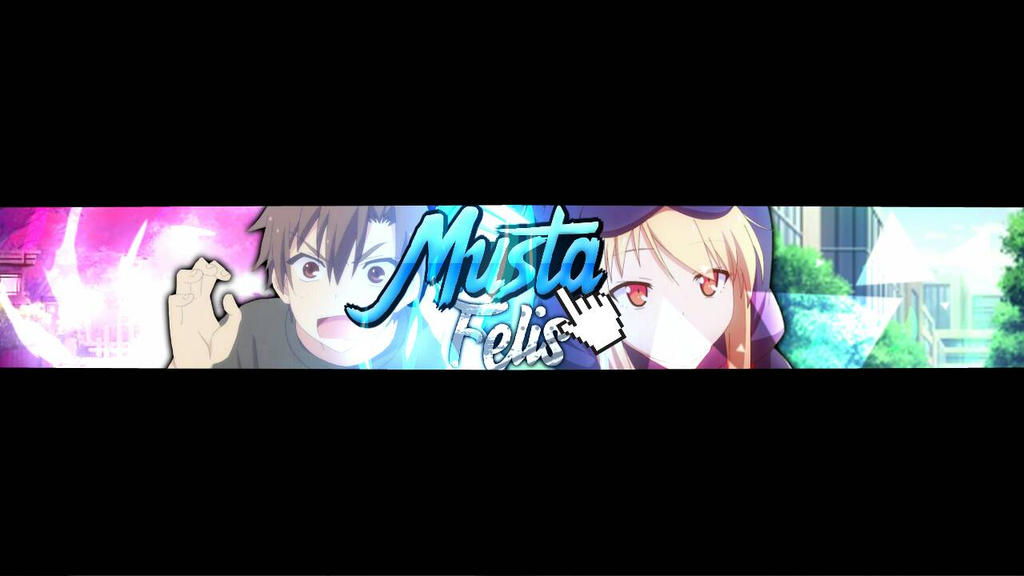 Youtube Anime Banner by MustaFelis on DeviantArt