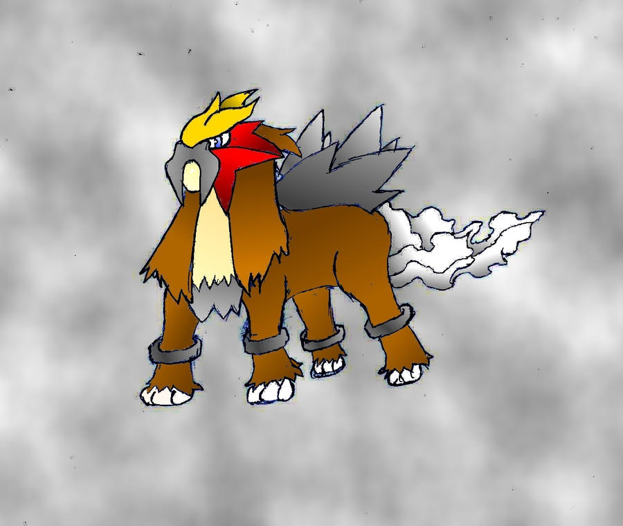 Entei Names Entei 'colored' by gamemaster111 on DeviantArt