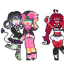 [c] - Idoodlechibis [tiny pixel dolls]