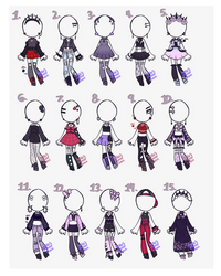 Goth Outfit Adopts [closed]