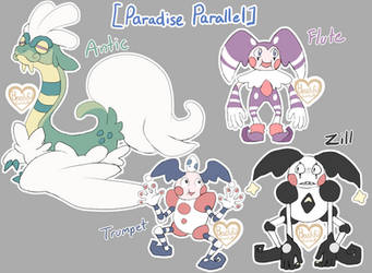 Character Designs 4 [Paradise Parallel]