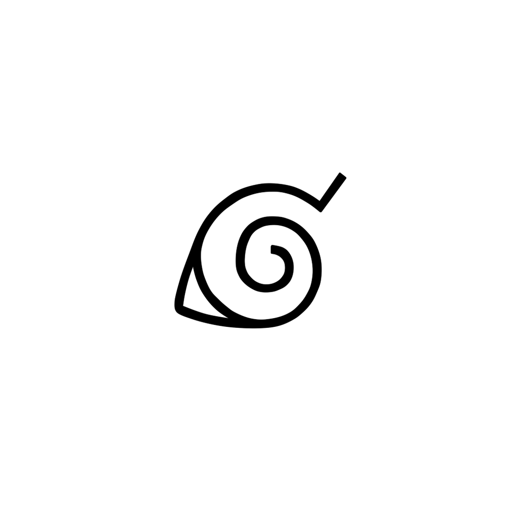 Konoha Lettering Konoha Symbol test by KaydenInuzuka on DeviantArt