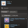 Look at my friends list!