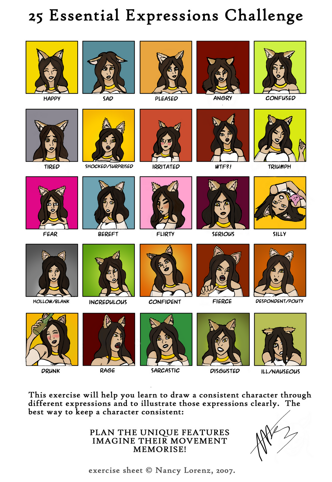 Expressions Plus Expression Practice by DaAlphaWolfe13 on DeviantArt