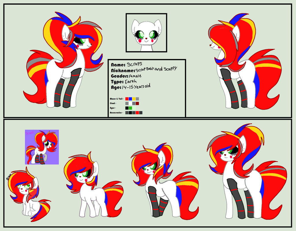 Scraps Reference Sheet By GrellSutcliffBreanna On DeviantArt Scraps reference sheet by grellsutcliffbreanna on deviantart