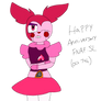 Spinel as Circus Baby