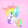 Rainbow Filly adopt (Open)