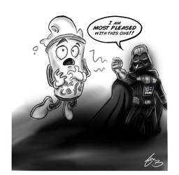 Darth loves his McCafe