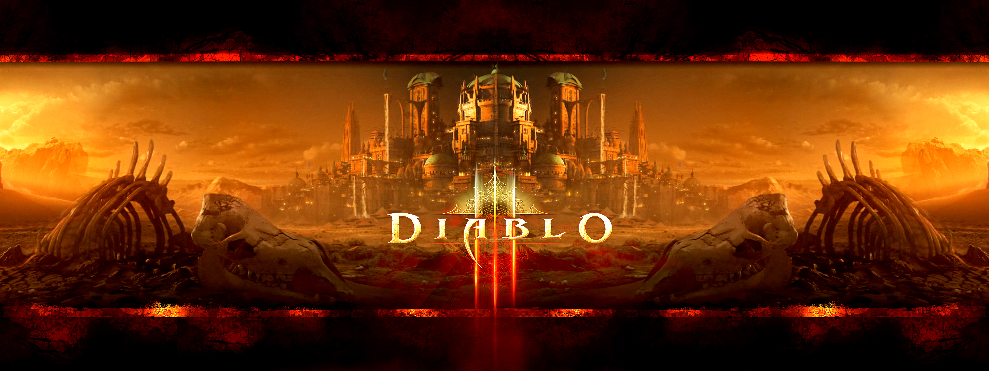 Diablo 3 Wallpaper 30x10 By Jinaii On Deviantart Diablo 3 Wallpaper 30x10 By Jinaii On Deviantart
