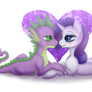 Spike and Rarity