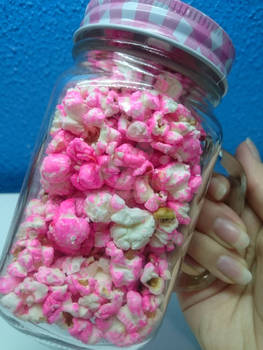 Pink popcorn