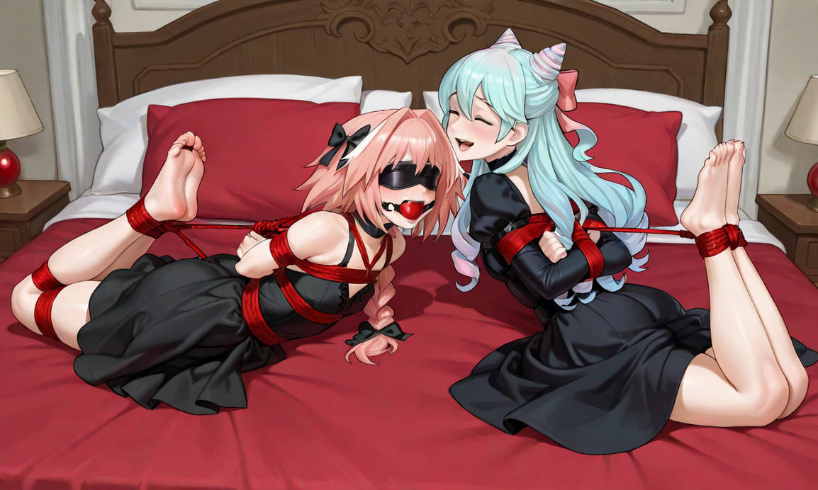 Astolfo And Rosado Hogtied By Wclark19 On DeviantArt astolfo-and-rosado-hogtied-by-wclark19-on-deviantart