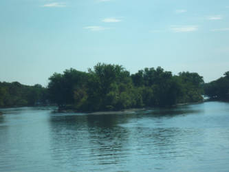 Island in the river