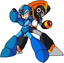 Megaman X vs Bass Pixel Art