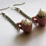 Cup of coffee earrings