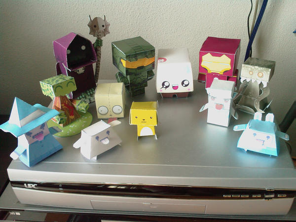 Papercraft Collection - so far by Jaslex on DeviantArt