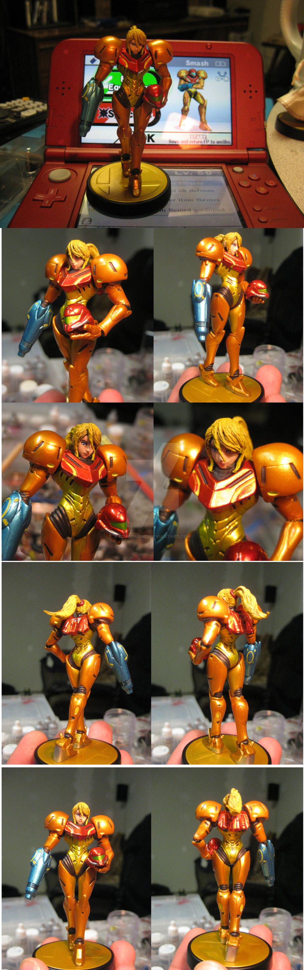 Samus unmasked Amiibo