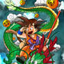 Sangoku and Shenron