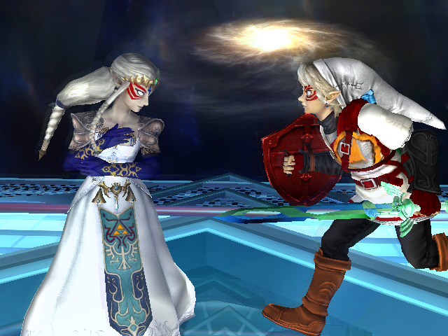 Fierce Deity Link and Zelda