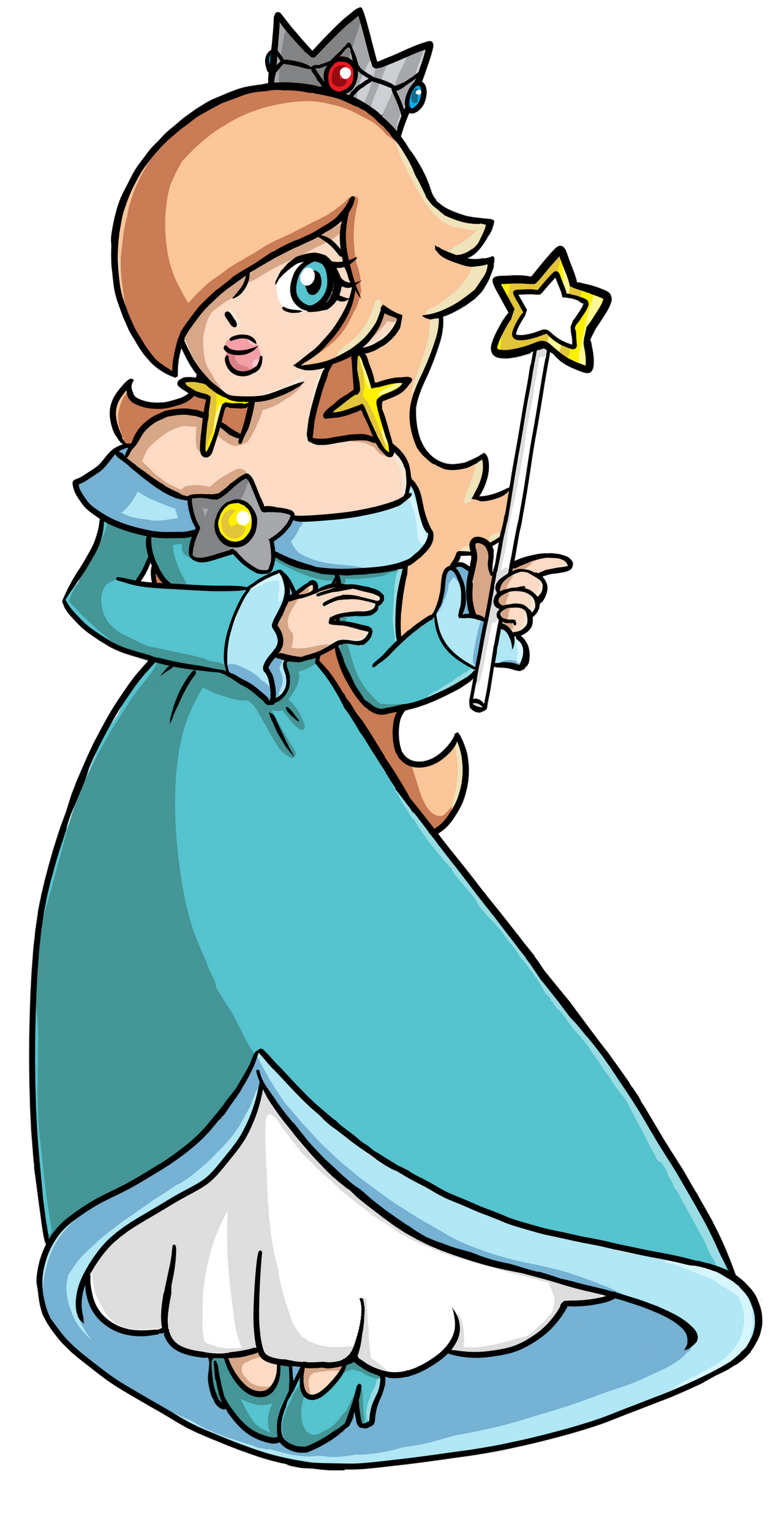 Princess Rosalina Original art style by LaurenceLArt on DeviantArt