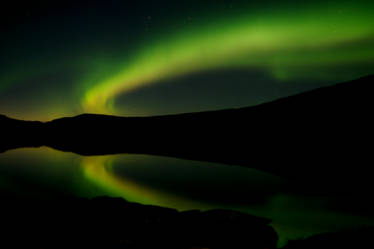 Northern lights at Sennajarvi