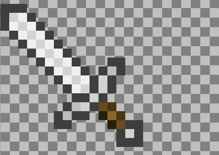 Minecraft Iron Sword by Alexito200 on DeviantArt