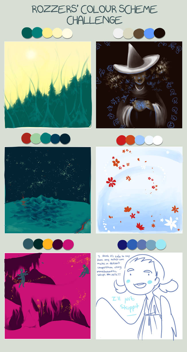 color scheme meme by Sommerrev on DeviantArt