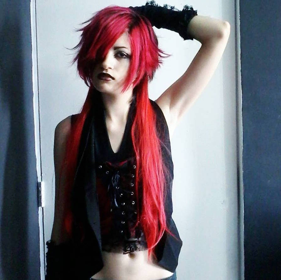 My Visual Kei Red Hair By Brehbp On Deviantart