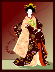 kimono lady